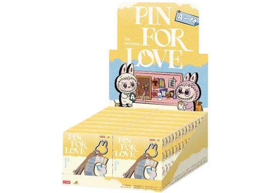 THE MONSTERS Pin for Love Series- Letter Pendant (Betű medál) Blind Box (A-M)
