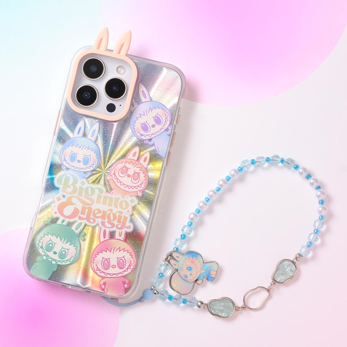 THE MONSTERS Labubu Big into Energy Series-Phone Charm Blind Box