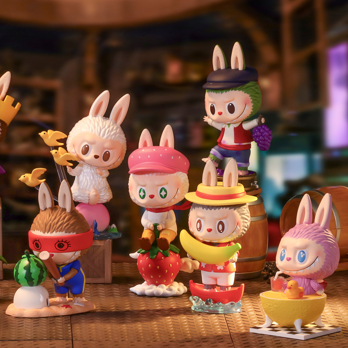 The Monsters Labubu Fruits Series Figures