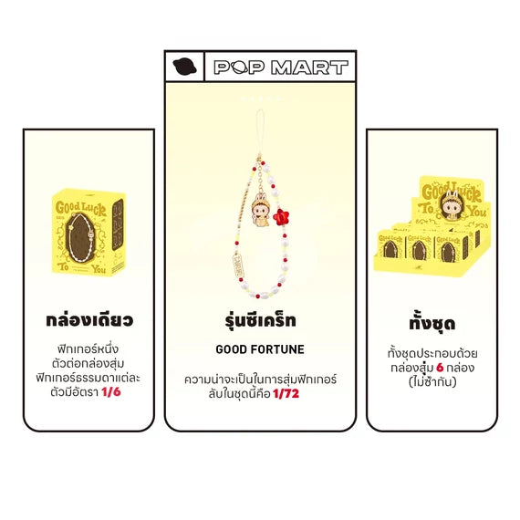 THE MONSTERS Good Luck To You Phone Charm Blind Box