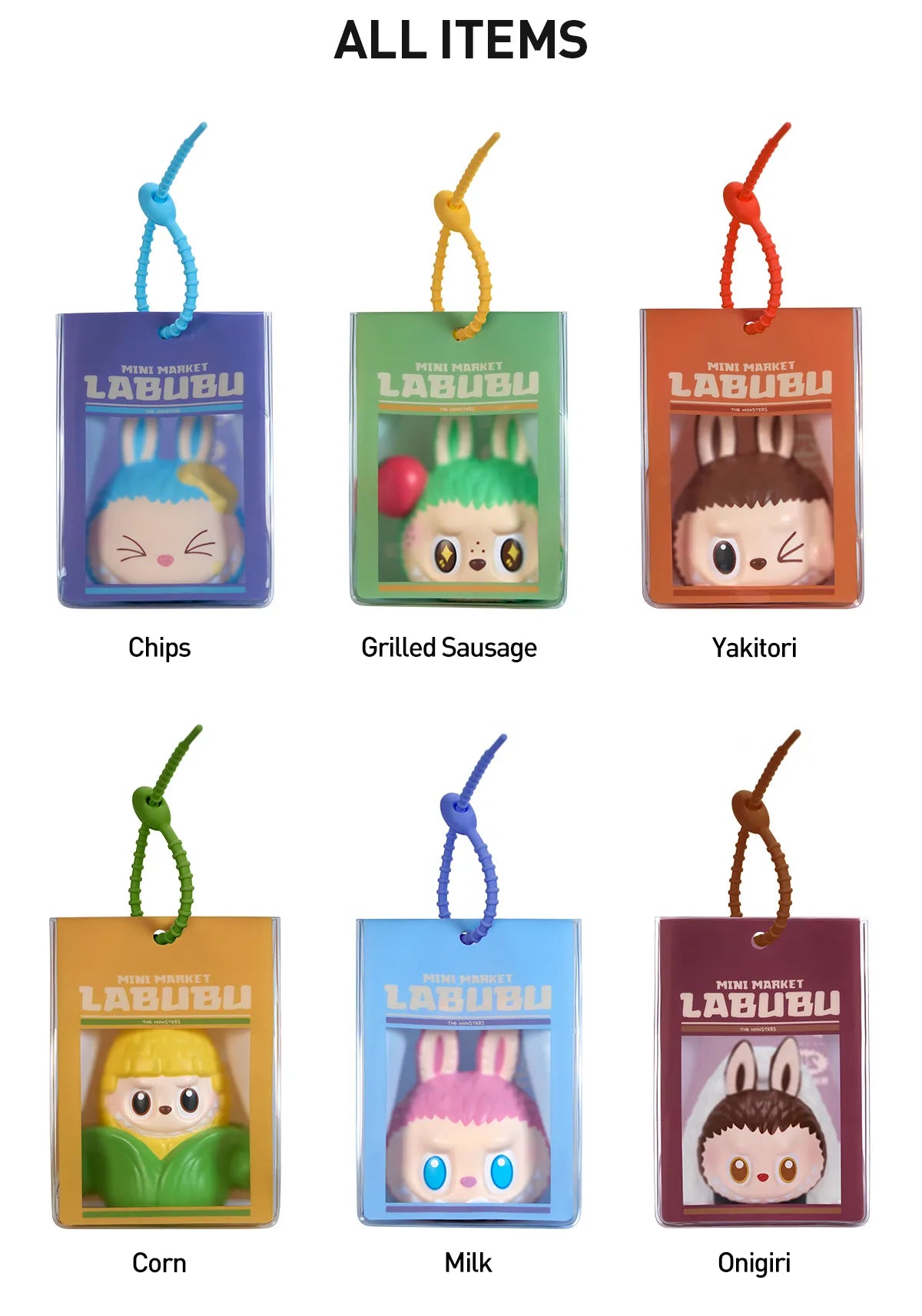 THE MONSTERS Labubu Wacky Mart Series- Squishy Pinch Pendant Blind Box