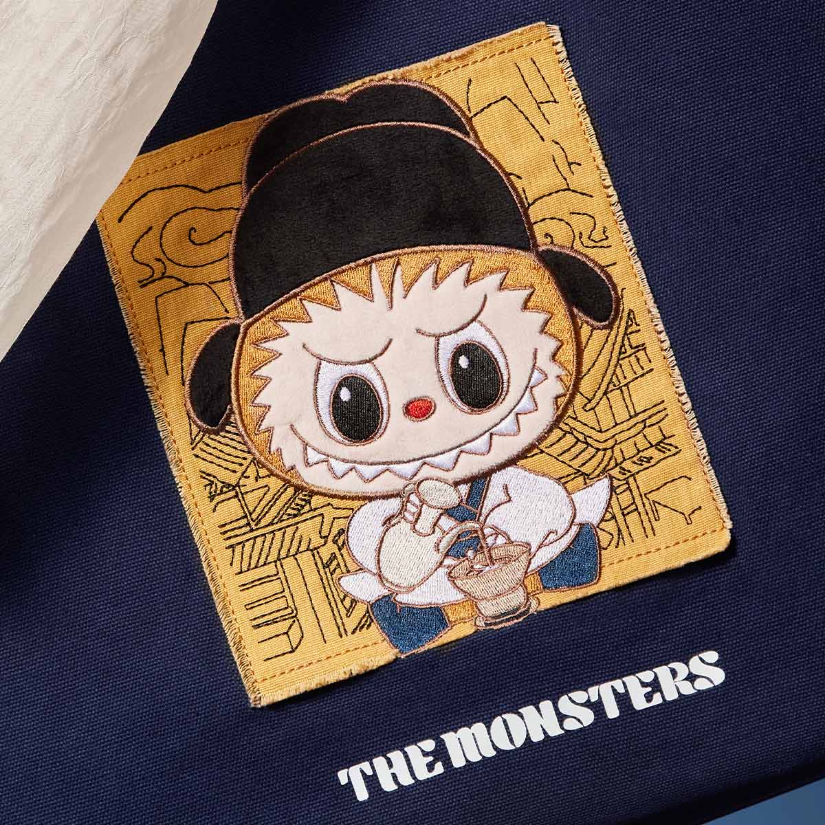 THE MONSTERS Labubu Let's Have Fun Together Series-Canvas Tote Bag