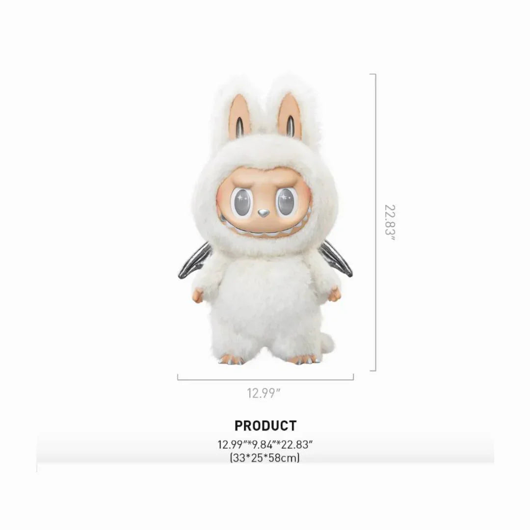 Pop Mart The Monsters Labubu Zimomo Angel in Clouds Figure (60 cm)