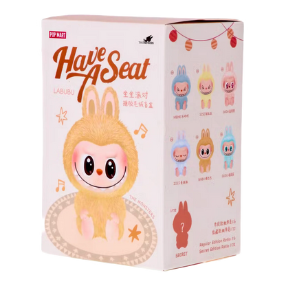Pop Mart Labubu THE MONSTERS Have a Seat Vinyl Plush Blind Box