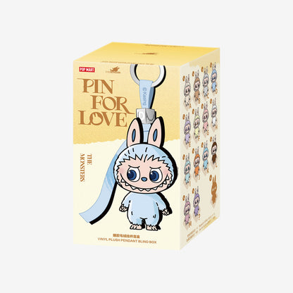 Pop Mart Labubu The Monsters Pin for Love Series Vinyl Plush Pendant (A-M) Sealed Case