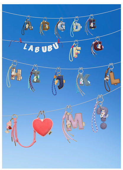 THE MONSTERS Pin for Love Series- Letter Pendant (Betű medál) Blind Box (A-M)