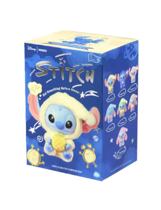 Disney Stitch Eat Something Before Sleep Collection Vinyl Face Plush Blind Box