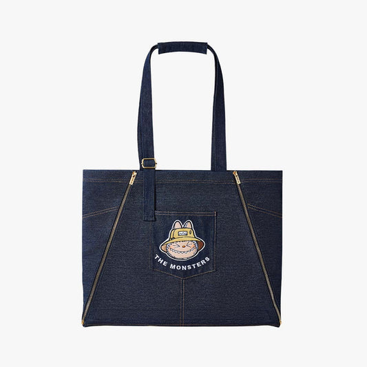 LABUBU THE MONSTERS Labubu FALL IN WILD SERIES-Denim Apron Bag