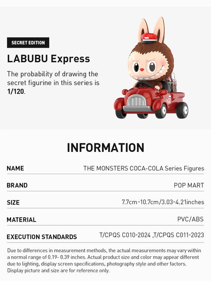THE MONSTERS Labubu COCA-COLA Series Figures