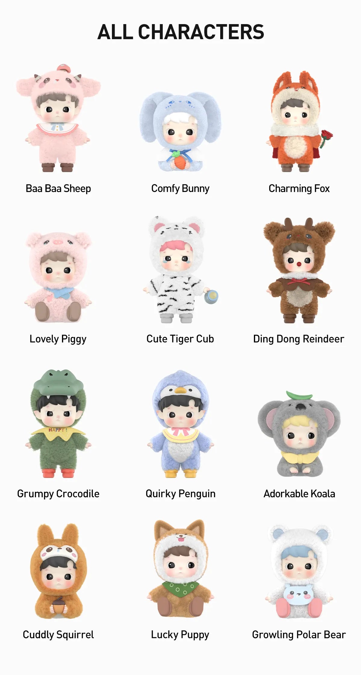 HACIPUPU – Snuggle With You Series Blind Box