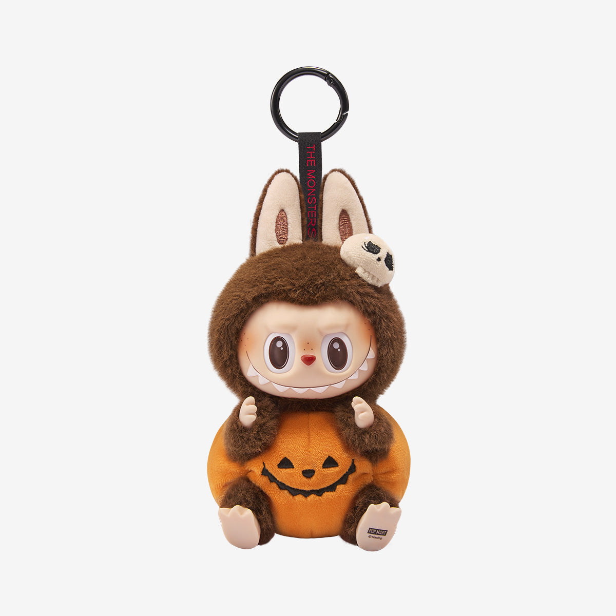 THE MONSTERS Labubu Happy Halloween Party Series-Sitting Pumpkin Vinyl Plush Pendant