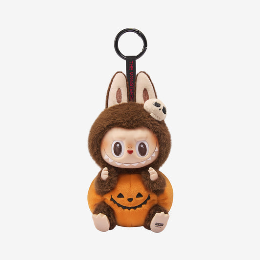 THE MONSTERS Labubu Happy Halloween Party Series-Sitting Pumpkin Vinyl Plush Pendant