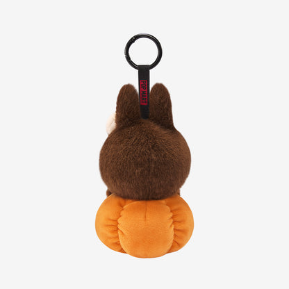 THE MONSTERS Labubu Happy Halloween Party Series-Sitting Pumpkin Vinyl Plush Pendant