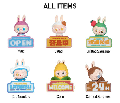 THE MONSTERS Labubu Wacky Mart Series-Fridge Magnet Blind Box