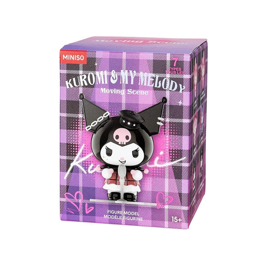 Miniso Sanrio Kuromi & My Melody Moving Scene Series Blind Box Figures