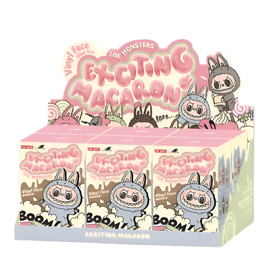 Pop Mart Labubu THE MONSTERS Tasty Macarons Vinyl Face Blind Box