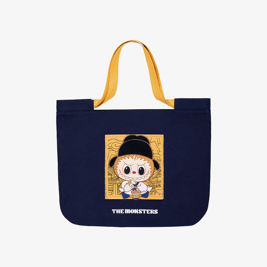 THE MONSTERS Labubu Let's Have Fun Together Series-Canvas Tote Bag