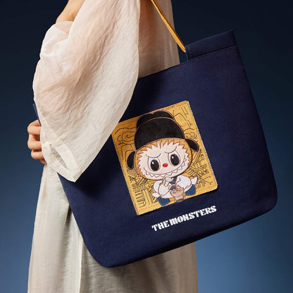 THE MONSTERS Labubu Let's Have Fun Together Series-Canvas Tote Bag