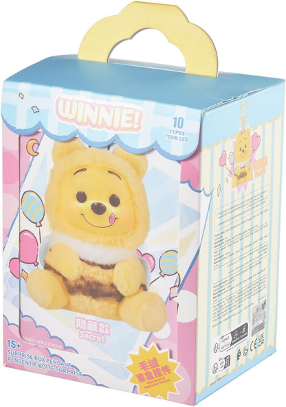 Disney Winnie The Pooh Collection Beach Vacation Blind Box Figure Vinyl Plush Pendant Model Collectible Toy