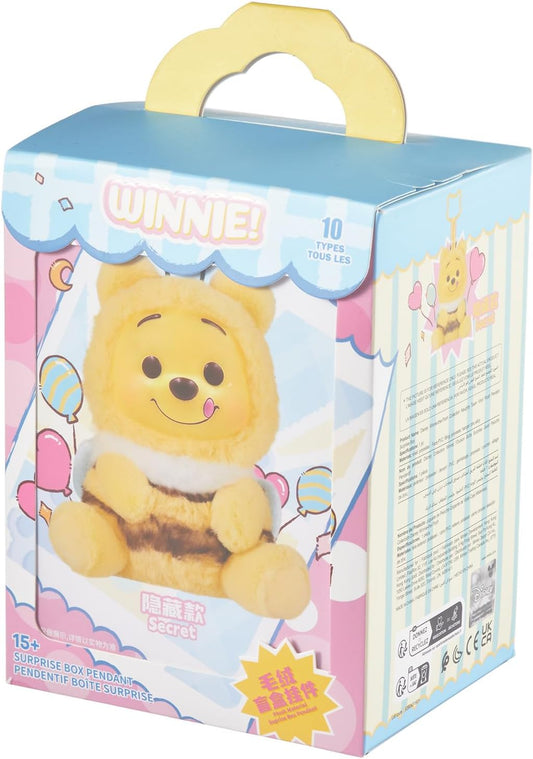 Disney Winnie The Pooh Collection Beach Vacation Blind Box Figure Vinyl Plush Pendant Model Collectible Toy
